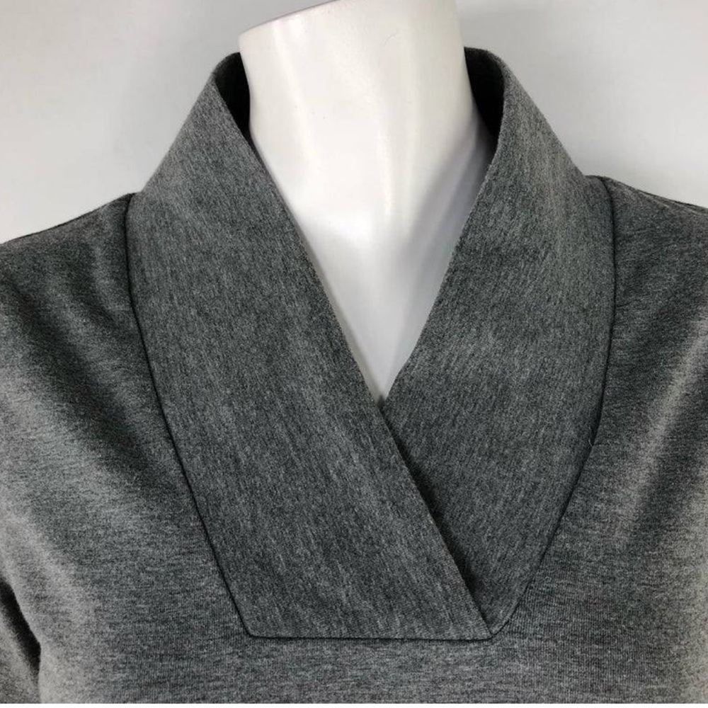 Salaries Gray Long sleeve dress size small - Picture 2 of 7
